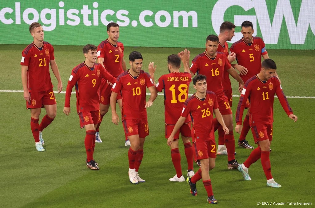 Spanje begint WK met 7-0-zege op Costa Rica