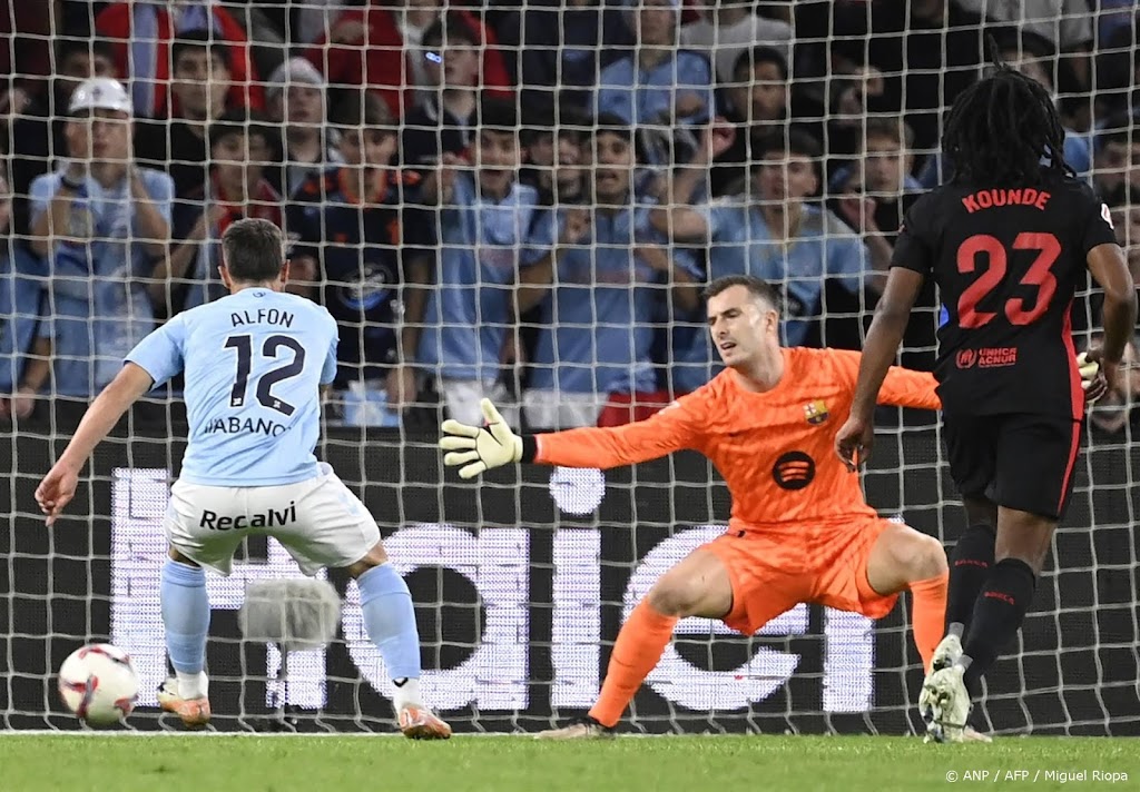 FC Barcelona verspeelt na rood Casadó ook punten bij Celta 