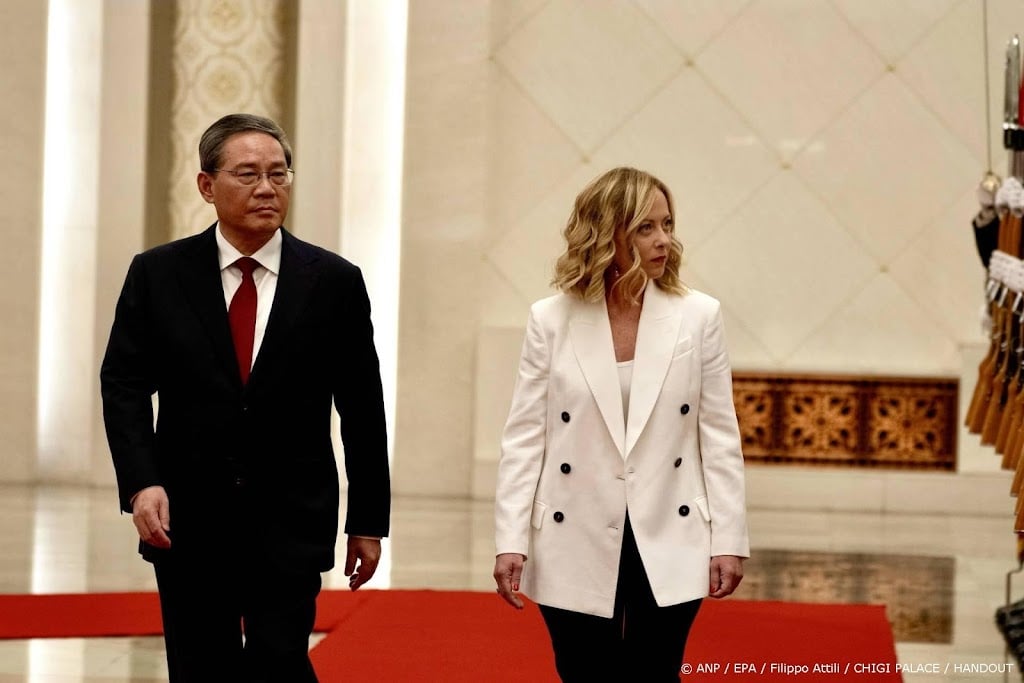 Chinese premier: economische samenwerking met Italië versterken