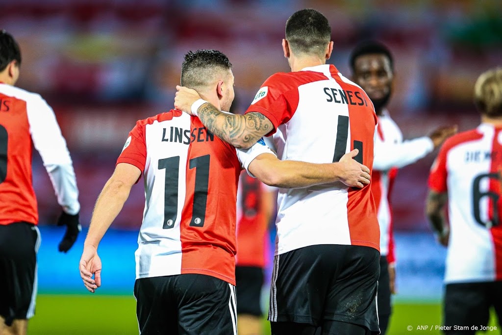 Feyenoord sluit 2020 winnend af dankzij hattrick Linssen
