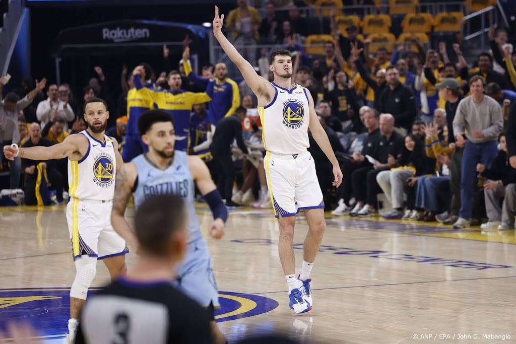 Basketballer Post draagt met 8 punten bij aan zege Golden State