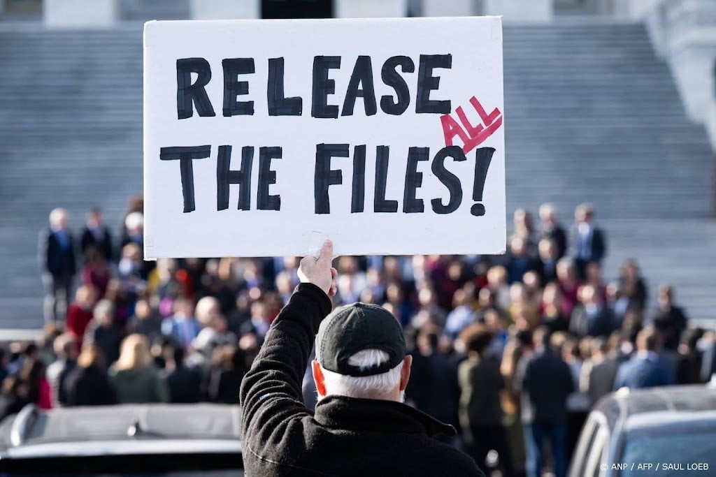 Justitie VS geeft nog zeker 8000 Epstein-documenten vrij