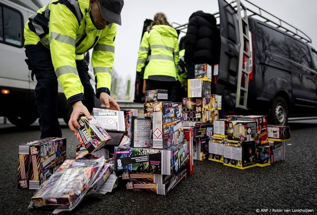 Vorige week meer dan 18.000 kilo vuurwerk onderschept