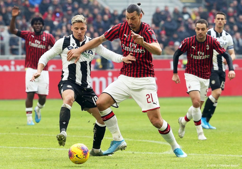 AC Milan wint voor derde keer op rij in Serie A