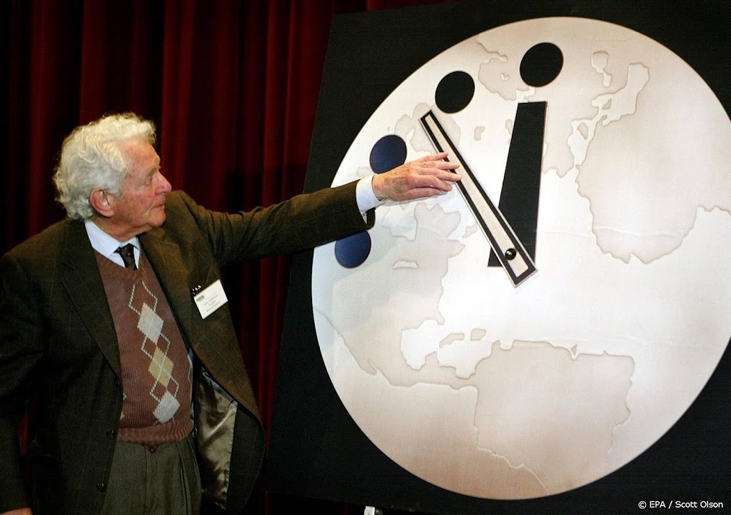 Doomsday Clock niet eerder zo dicht bij middernacht