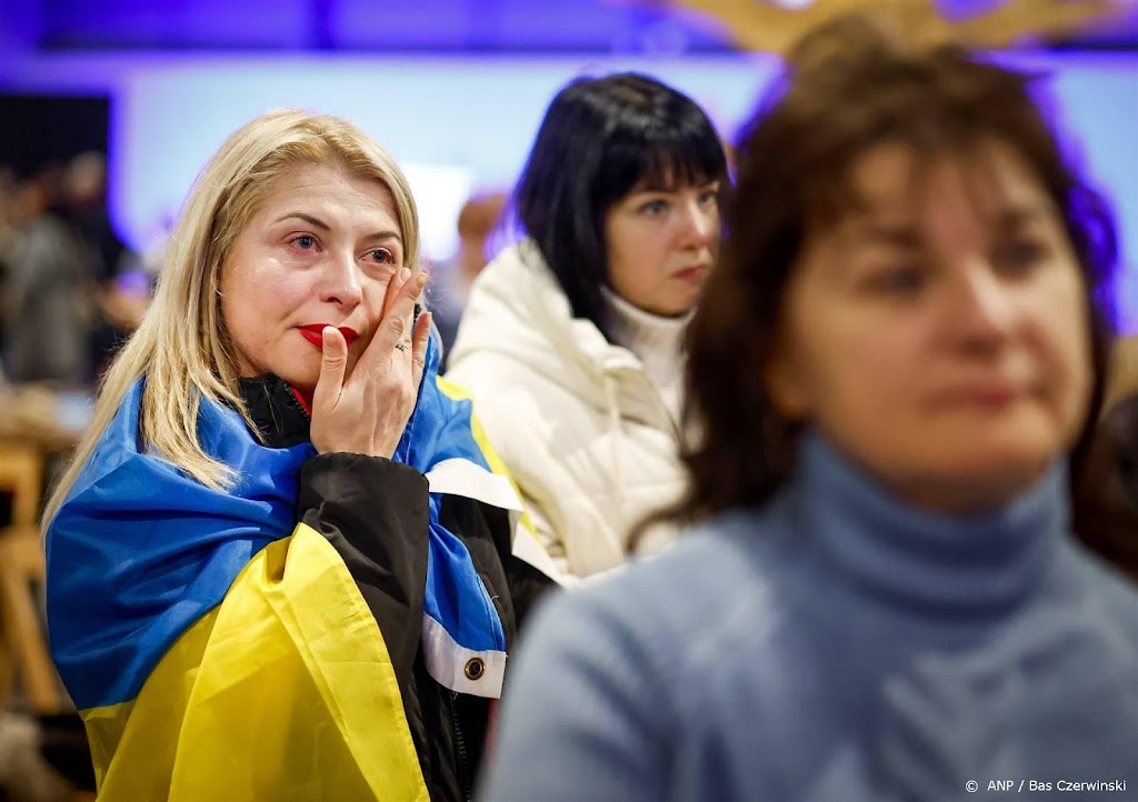 Oekraïne-herdenking afgesloten met nationale volkslied
