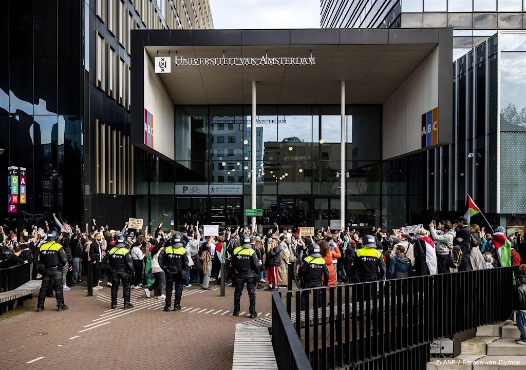 Onderzoek: ontsporen pro-Palestijns protest UvA niet te vermijden