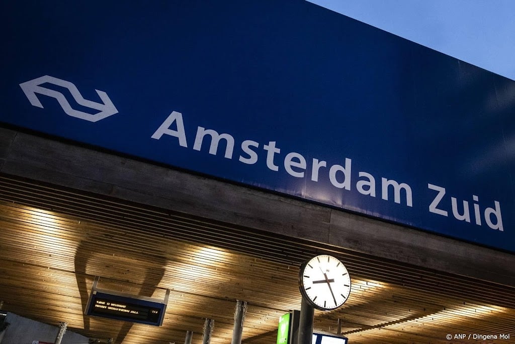 Komend weekend geen treinverkeer van en naar Amsterdam Zuid