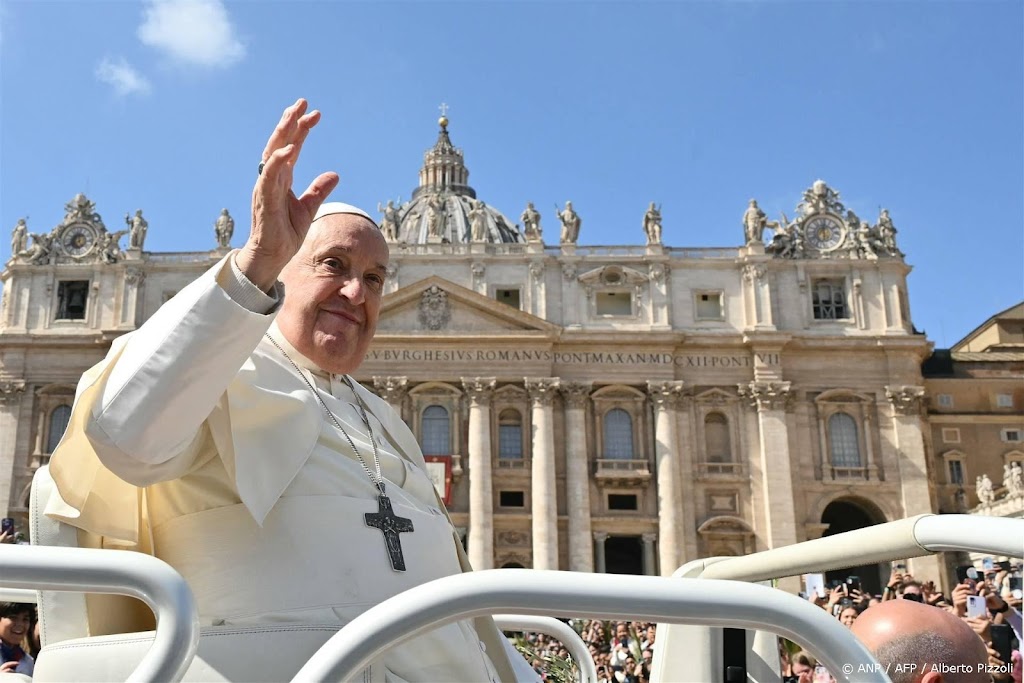 Paus bidt op Palmzondag voor slachtoffers aanslag bij Moskou 