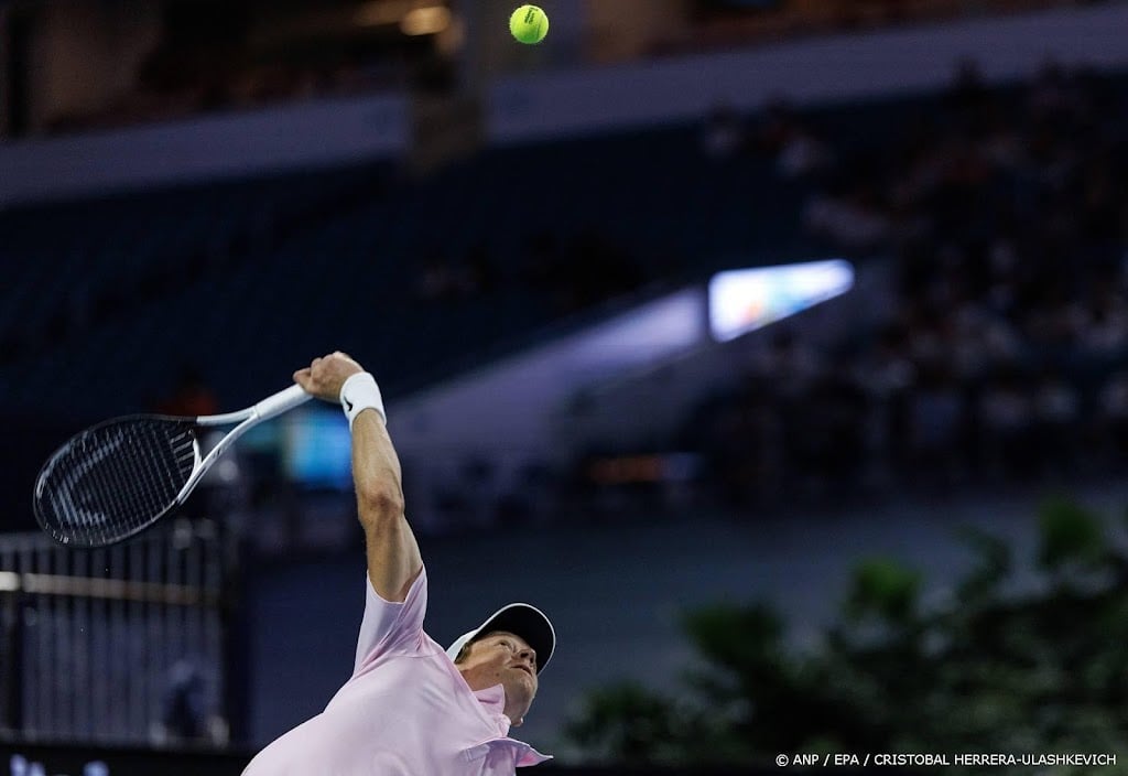 Tennisser Sinner eenvoudig door naar vierde ronde in Miami 