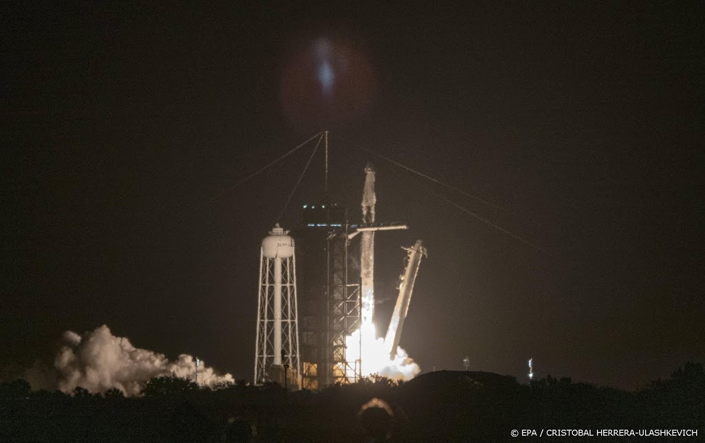 SpaceX met hergebruikte raket aangekomen bij ruimtestation ISS