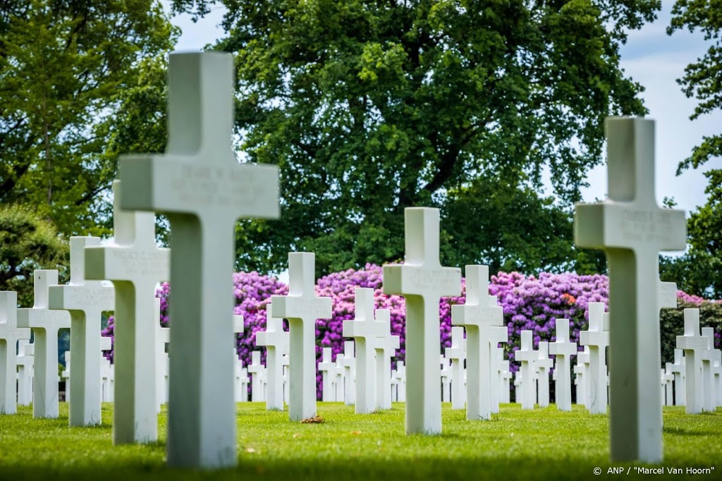 Herdenking op Amerikaans ereveld Margraten rechtstreeks op tv