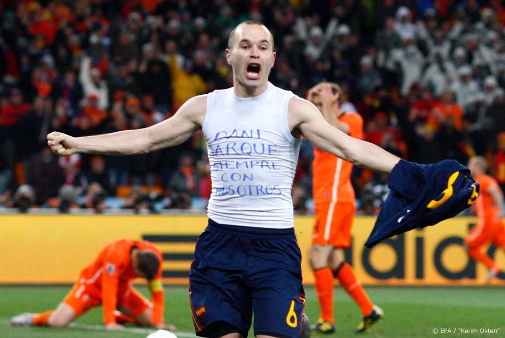 Iniesta: doelpunt in WK-finale hielp tegen depressie