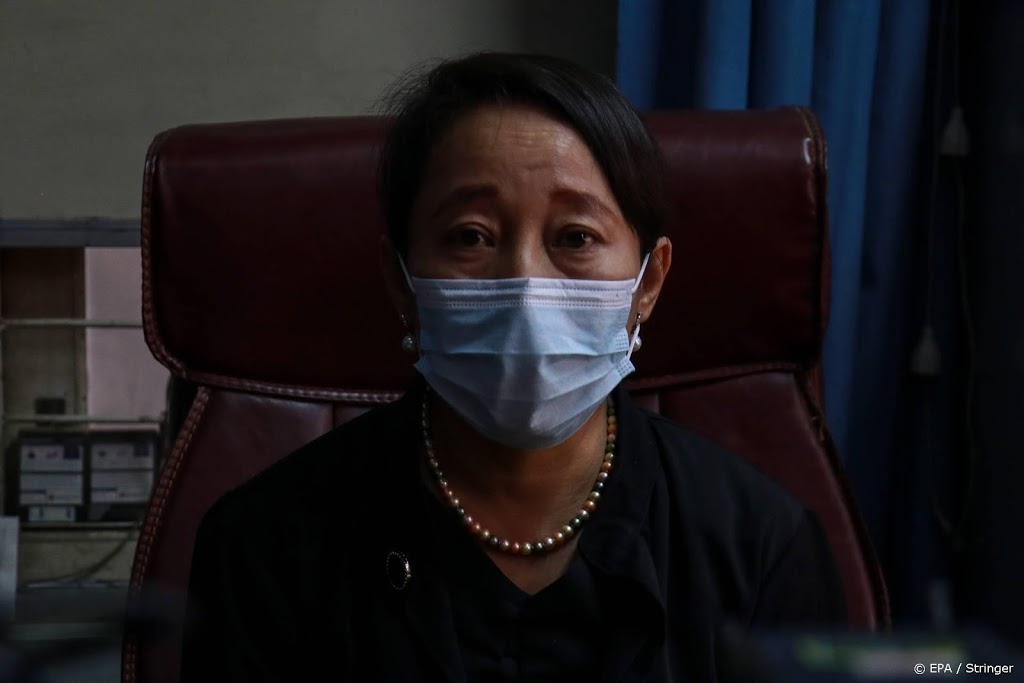Aung San Suu Kyi voor de rechter verschenen