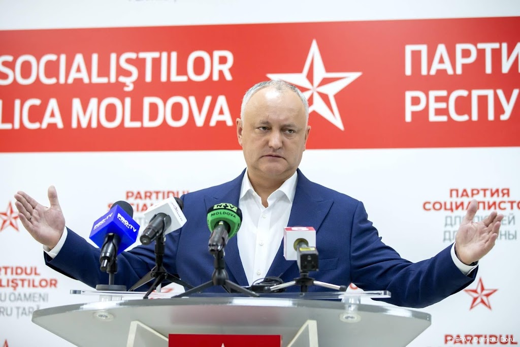 Moldavische oud-president Dodon opgepakt vanwege corruptie