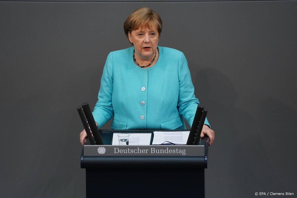 Merkel hamert in laatste Bondsdag-toespraak op samenwerking in EU