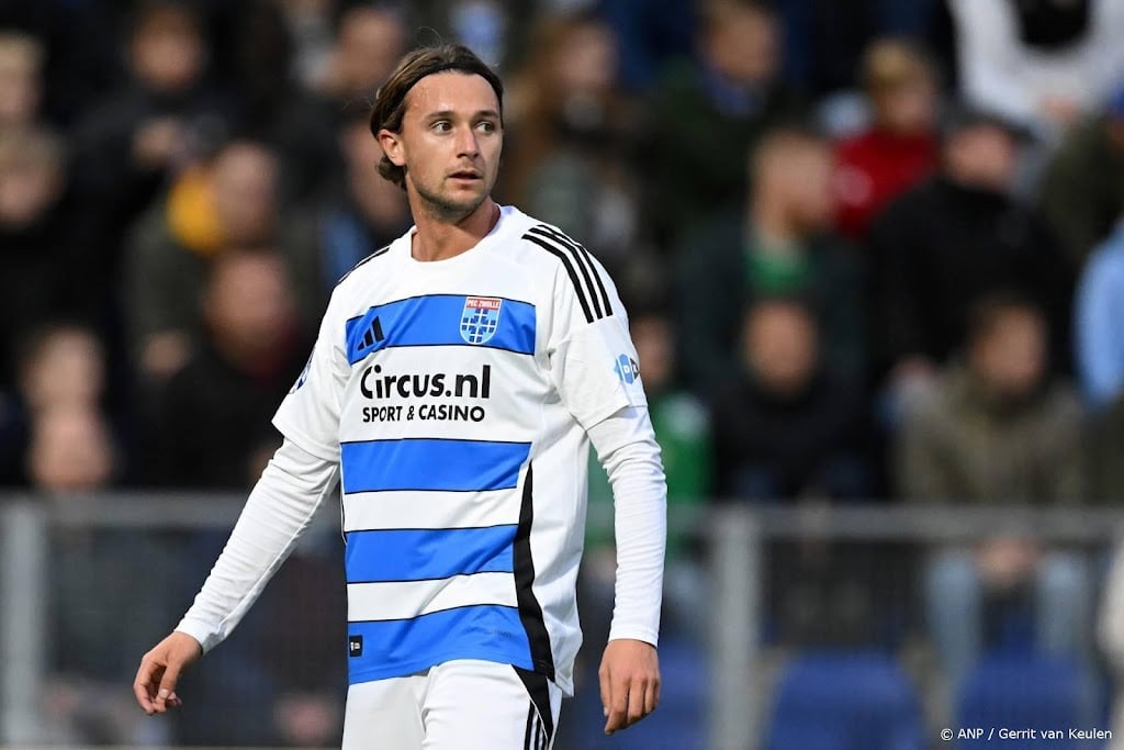 PEC Zwolle 'langere tijd' zonder Velanas door enkelblessure 