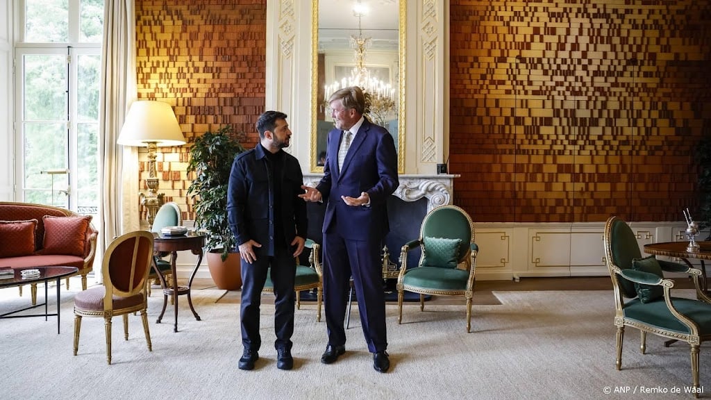 Zelensky dankt koning Willem-Alexander voor audiëntie