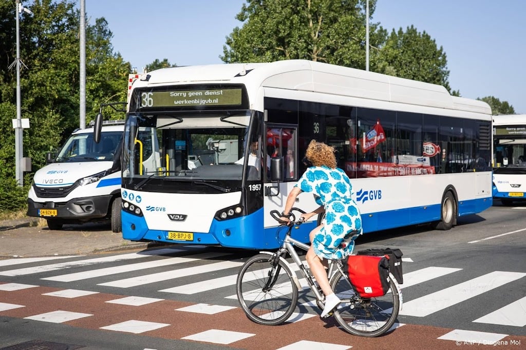 GVB: openbaar vervoer Amsterdam rijdt weer volgens dienstregeling