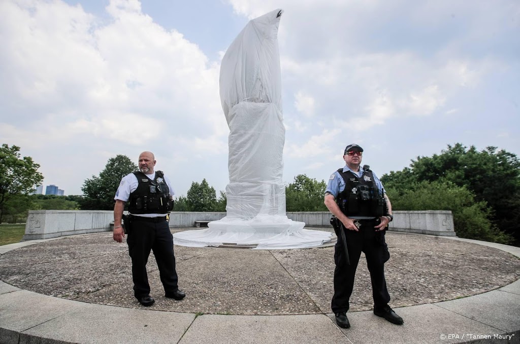 Chicago haalt beeld Columbus weg na rellen