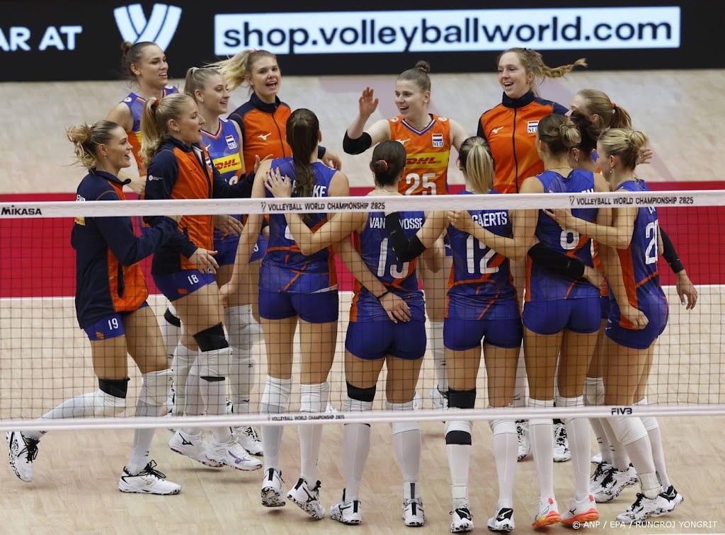 Volleybalsters winnen op WK eenvoudig van Egypte