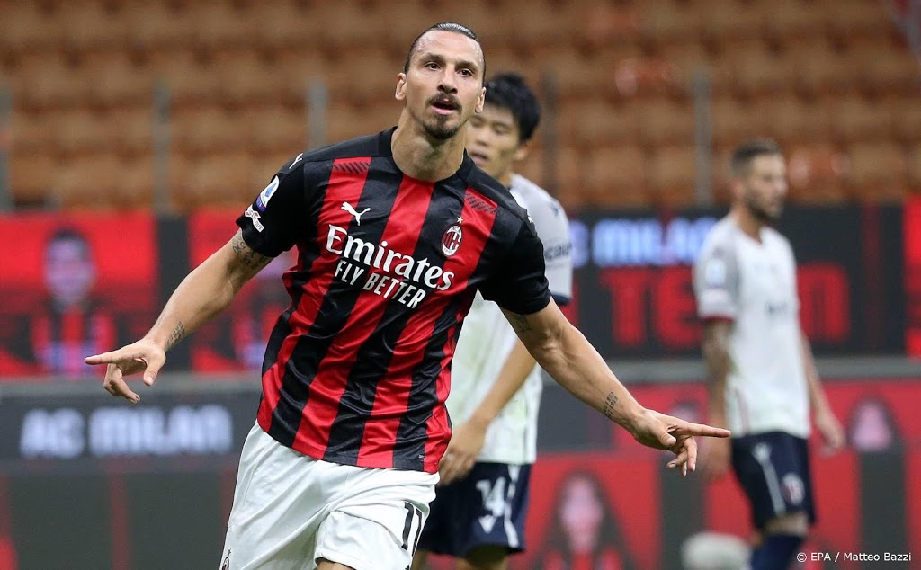 AC Milan-aanvaller Ibrahimovic test positief op coronavirus