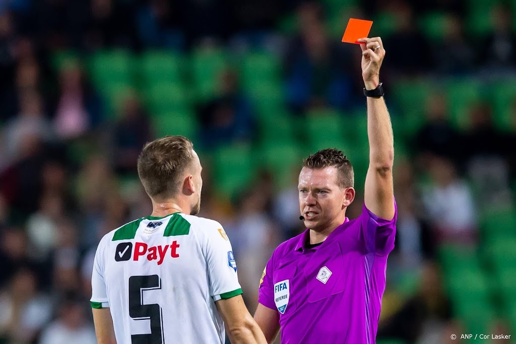Groningen-verdediger Te Wierik vrijgesproken na rode kaart