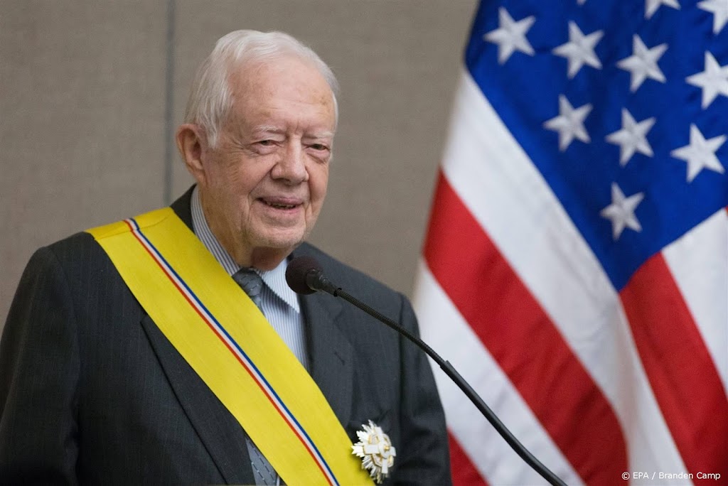 Oud-president Jimmy Carter (98) bezoekt parade in woonplaats
