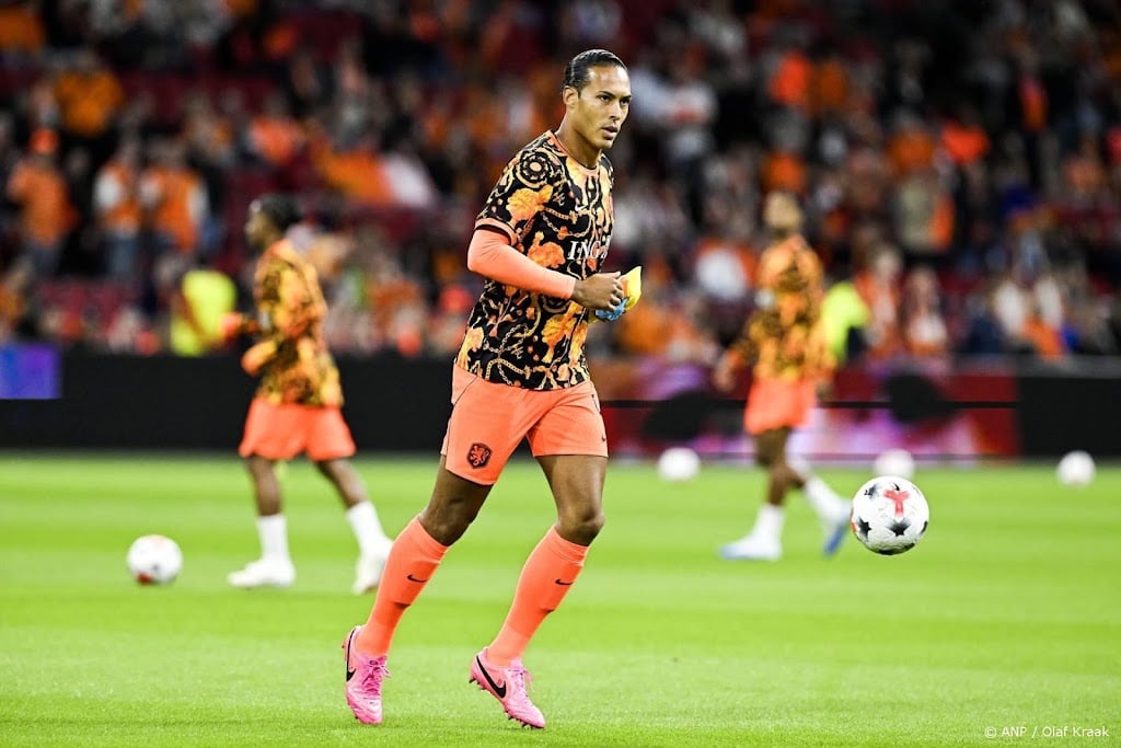 Van Dijk passeert Robben op ranglijst met meeste interlands