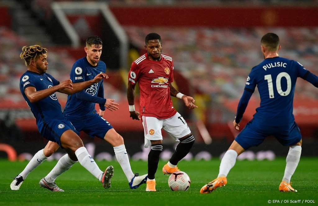 Weinig spektakel bij Manchester United en Chelsea: 0-0