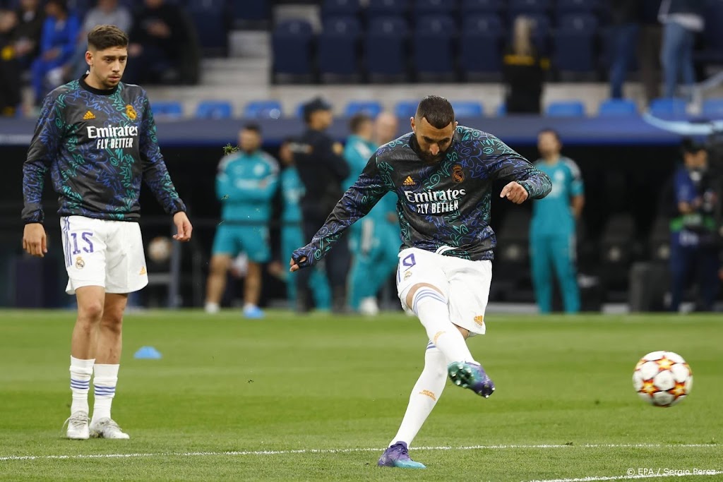Real Madrid zonder Benzema, Valverde en Modric naar Leipzig