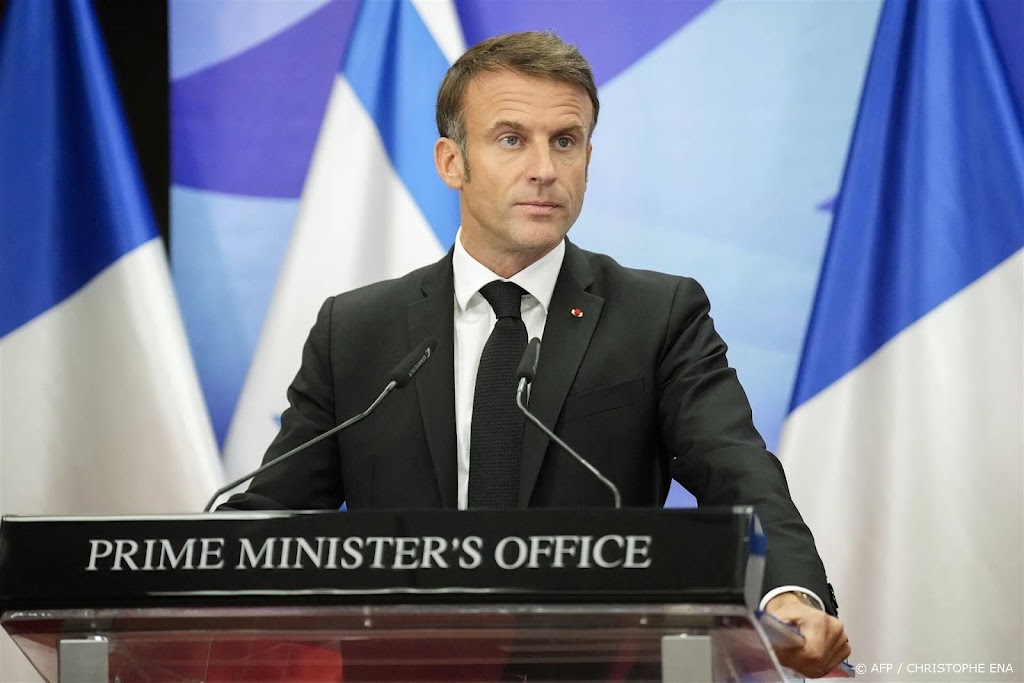 Macron: internationale coalitie tegen IS moet ook Hamas bevechten