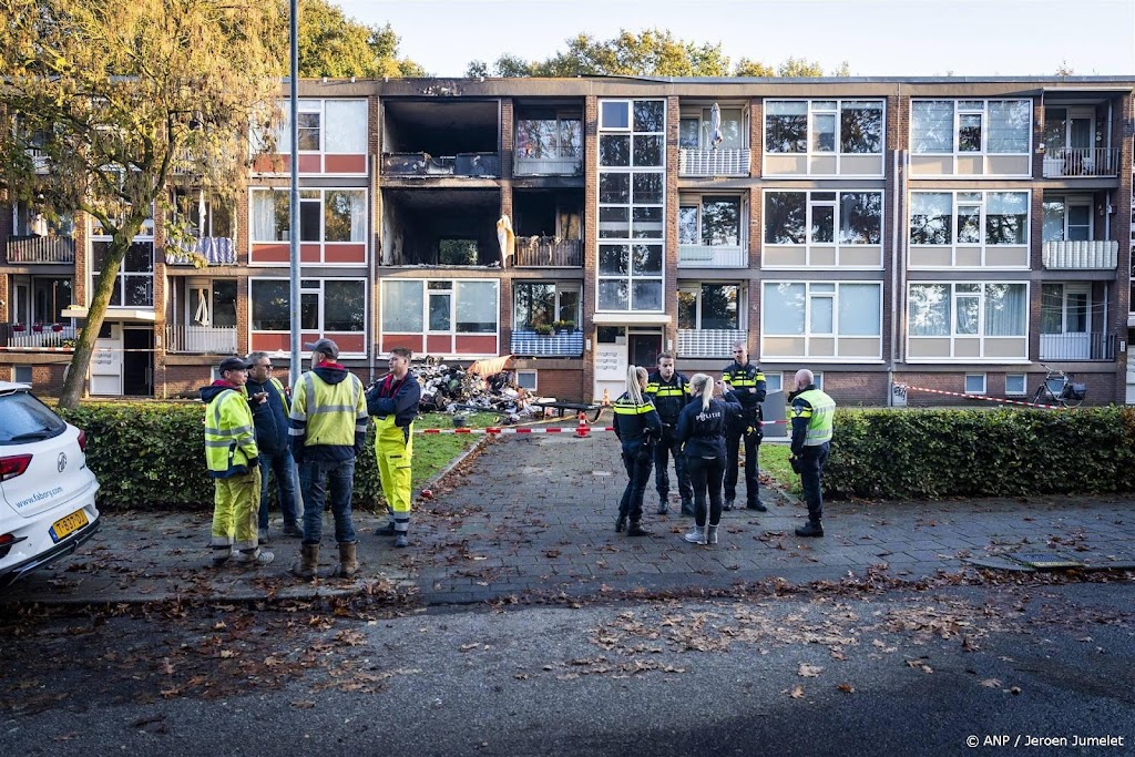 Meeste huizen in portiekflat Ede vrijgegeven na brand en explosie