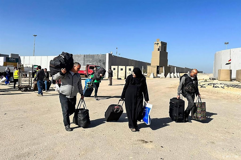 In Egypte gestrande Palestijnen keren terug naar Gazastrook