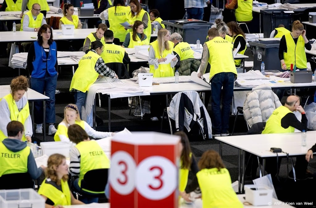 Amsterdam als enige stad in Nederland nog druk met tellen