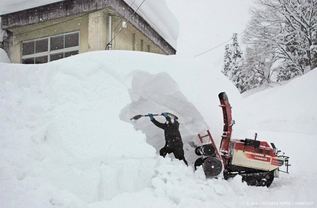 Doden en tientallen gewonden door zware sneeuwval in Japan