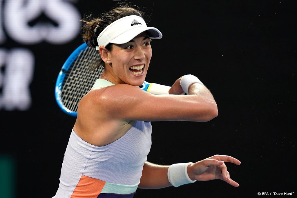 Tennisster Muguruza maakt indruk in Melbourne