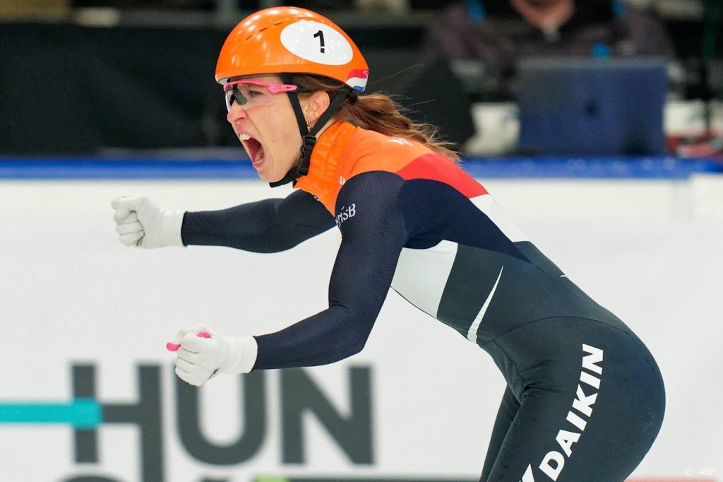 Shorttrackster Schulting pakt ook EK-goud op 500 meter