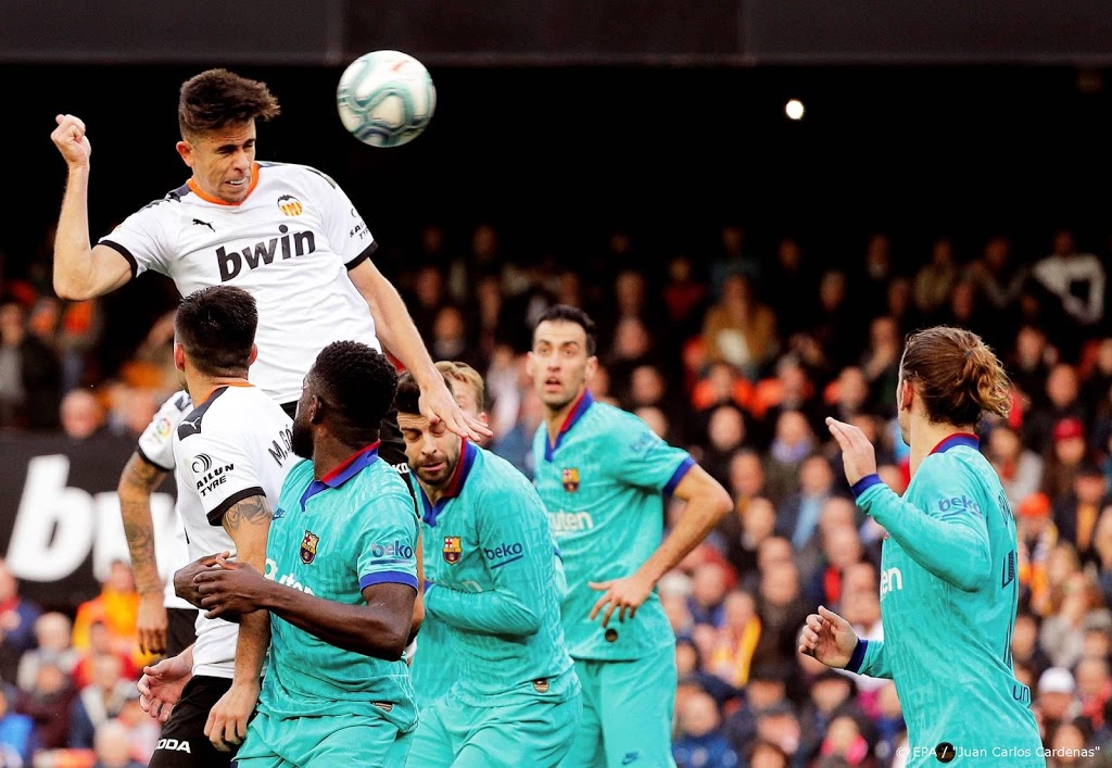 Valencia bezorgt FC Barcelona vierde nederlaag in La Liga