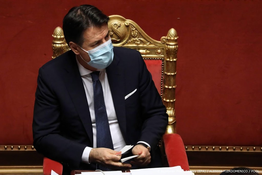 Italiaanse premier Conte kondigt ontslag aan
