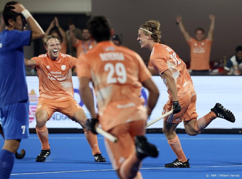 Hockeyers na ruime zege op Zuid-Korea (5-1) in halve finales WK