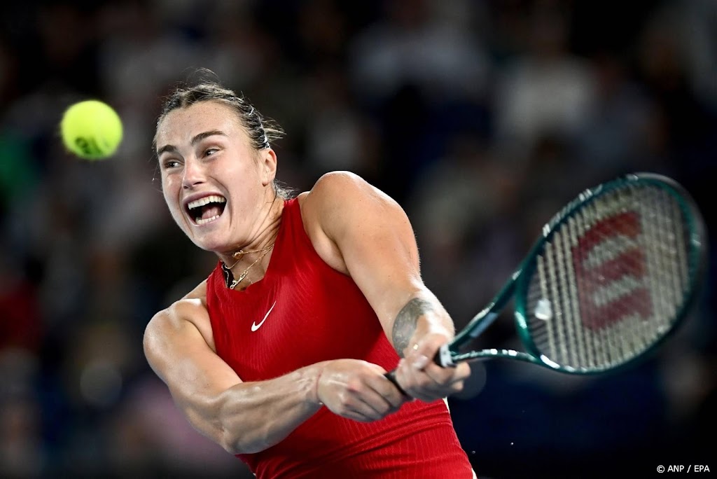 Sabalenka voor tweede keer op rij naar finale Australian Open 