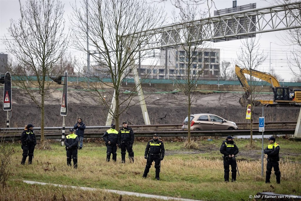 Klimaatactivisten XR blokkeren snelweg A10