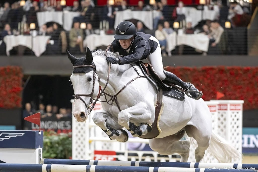 Nederlandse springruiters grijpen naast zege in Jumping Amsterdam