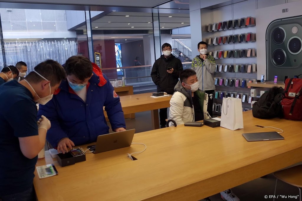 Apple heropent deel van zijn winkels in China