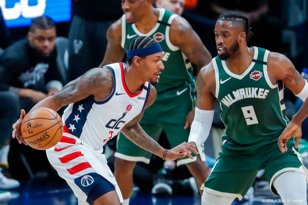 Wizards verliezen van Bucks ondanks 55 punten van Beal