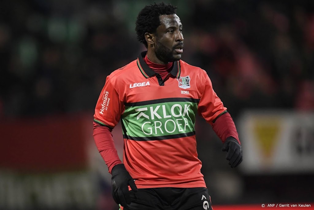NEC-spits Bony mist derby tegen zijn oude club Vitesse
