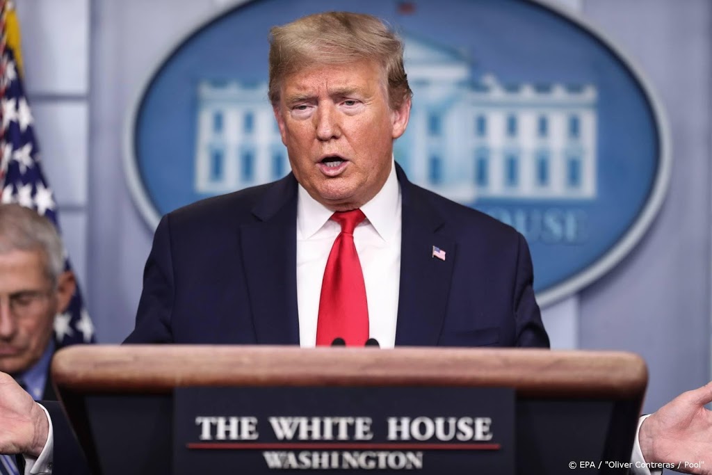 Trump noemt corona niet langer het 'Chinese virus'