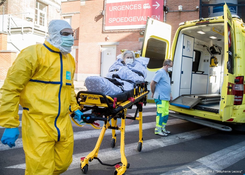 Aantal coronadoden in België stijgt met 56