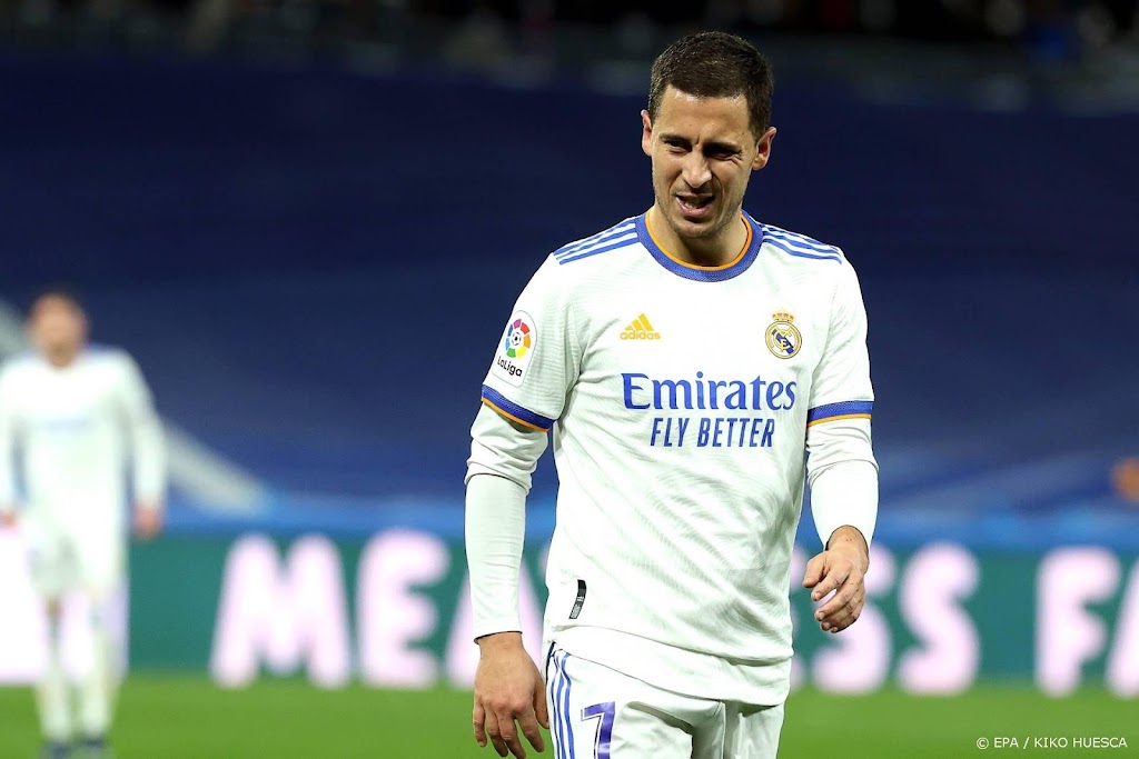 Hazard weer uit roulatie bij Real Madrid door beenoperatie